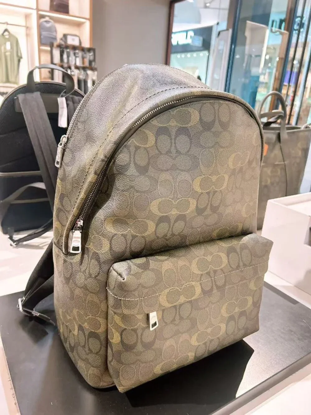 Nwt Coach Men’s Taylor Backpack In Signature Camo Print CES17